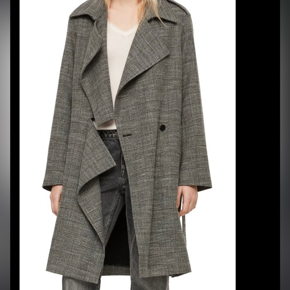 All Saints Bexley Coat Size M